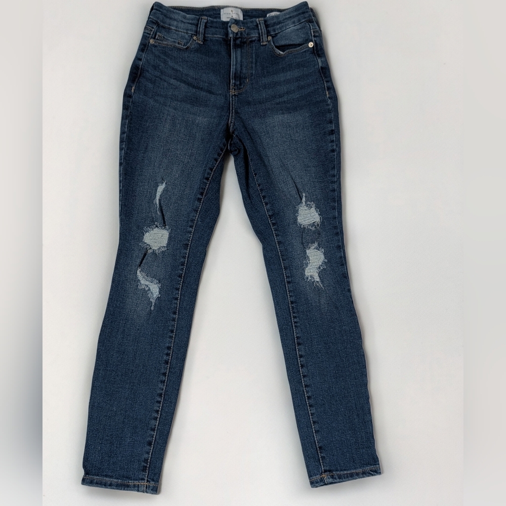 True Craft Curvy High-Rise Skinny Jeans | NWOT | Distressed | Petite Fit